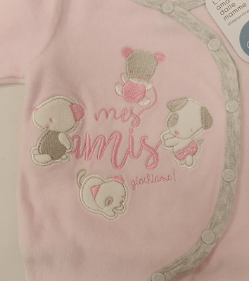 NEWBORN'S ROBE BQ3250 Tellini S.r.l. Wholesale Clothing