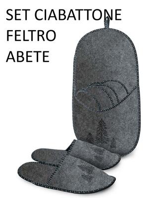 SET FAMILY FELTRO CIABATTONE ABETE Tellini S.r.l. Ingrosso Abbigliamento