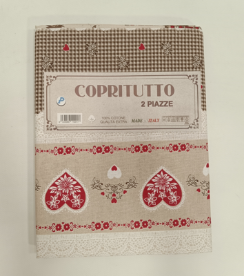 COPRILETTO 2P COPRITUTTO Ingrosso Tessile Casa Tellini S.r.l.