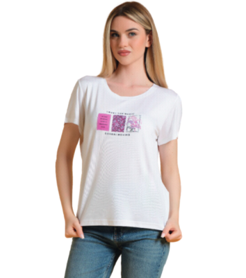 TSHIRT DONNA M/M DT3932 Tellini S.r.l. Ingrosso Abbigliamento