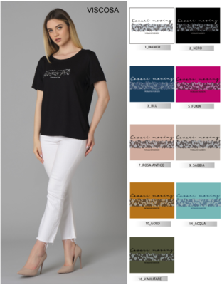 TSHIRT DONNA M/M DT4300 Tellini S.r.l. Ingrosso Abbigliamento