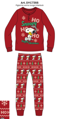 PIGIAMA NATALE UOMO M/L DYC7366 Ingrosso Intimo Tellini S.r.l.