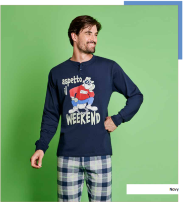 PIGIAMA UOMO M/L DYG4817 Tellini S.r.l. Wholesale Clothing