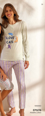 PIGIAMA DONNA M/L EP5276 Tellini S.R.L. Velkoobchodní oblečení