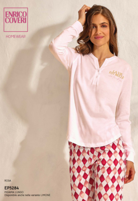 PIGIAMA DONNA M/L EP5284 Tellini S.r.l. Ingrosso Abbigliamento