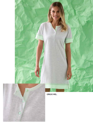 CAMICIA NOTTE DONNA M/M EP5321 Tellini S.R.L. Χονδρική ενδυμασία