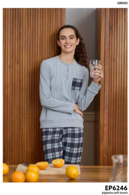 WOMEN'S PAJAMAS M/L EP6246 Tellini S.r.l. Wholesale Clothing