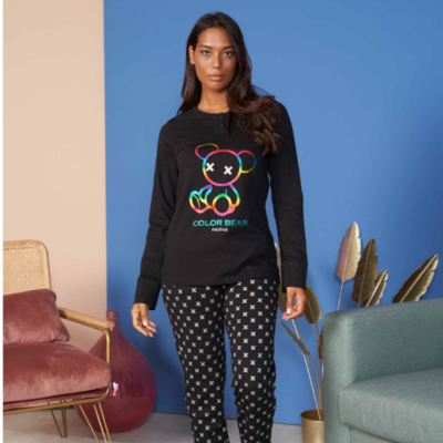PIGIAMA DONNA M/L EUPHORIA Tellini S.r.l. Ingrosso Abbigliamento