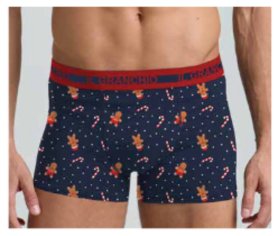 MEN'S CHRISTMAS BOXER GB1336 Tellini S.r.l. Wholesale Clothing