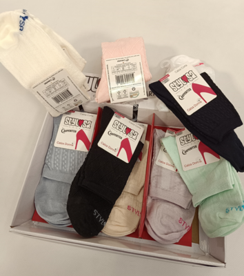 WOMEN'S SHORT SOCKS G758 Tellini S.r.l. Wholesale Clothing