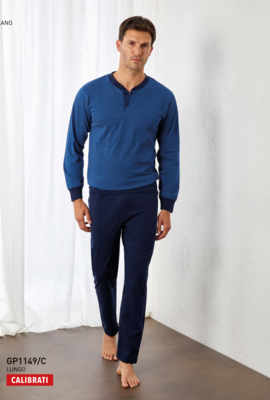 MUŠKA PIŽAMA KROUŽNOG RAZMAKA M/L GP1149C Tellini S.R.L. Veleprodajna odjeća