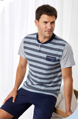 MEN'S PAJAMAS M/S GP1156 Tellini S.r.l. Wholesale Clothing