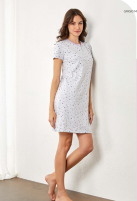 WOMEN'S NIGHTGOWN M/S GP5146 Tellini S.r.l. Wholesale Clothing