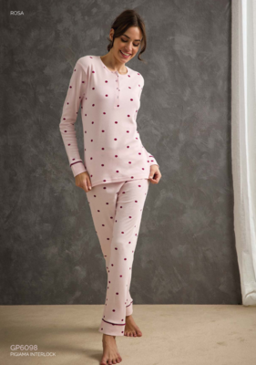PIGIAMA DONNA M/L GP6098 Tellini S.r.l. Wholesale Clothing