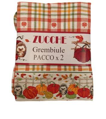 2-Piece Pumpkin APRON SET Tellini S.r.l. Wholesale Clothing
