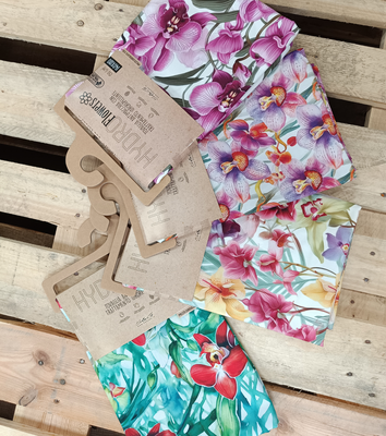 4P HYDRO FLOWERS STAIN-RESISTANT TABLECLOTH 140X140 Tellini S.r.l. Wholesale Clothing