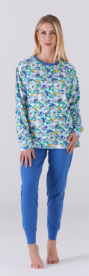 PIGIAMA SERAFINO DONNA M/L KC6053 Tellini S.r.l. Ingrosso Abbigliamento