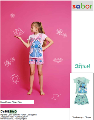 GIRLS' S/M PAJAMAS DY50L3860 Tellini S.r.l. Wholesale Clothing