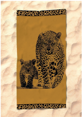 TELO MARE LEOPARD FAMILY 90X165 Ingrosso Teli Mare Tellini S.r.l.