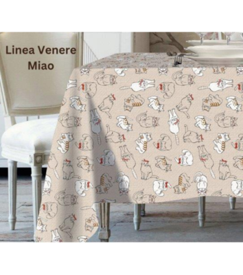 TABLECLOTH 6P MIAO 140X180 Tellini S.r.l. Wholesale Clothing