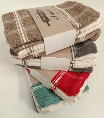 NEVADA 4-PIECE DISH TOWEL SET 45X65 Tellini S.r.l. Wholesale Clothing