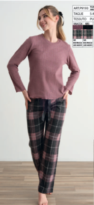 PIGIAMA DONNA M/L P9193 Tellini S.R.L. Veleprodajna odjeća