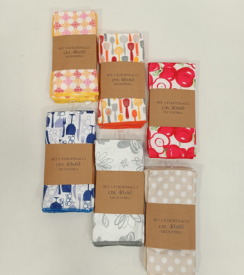 3-Piece Microfiber Dishcloth Set Tellini S.r.l. Wholesale Clothing