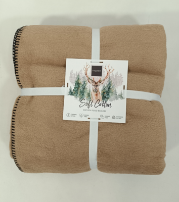 TWO-TONE SOFTCOTTON BLANKET 150X200 Tellini S.r.l. Wholesale Clothing