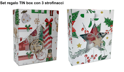 CONFEZIONE REGALO NATALE +3STROF TIN 40X60 Tellini S.R.L. Velkoobchodní oblečení